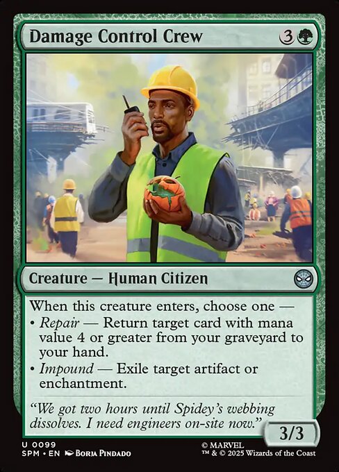 Damage Control Crew - Magic: The Gathering SPM #99