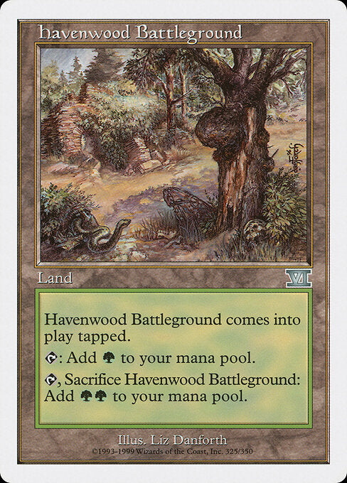 Havenwood Battleground - Magic: The Gathering 6ED #325