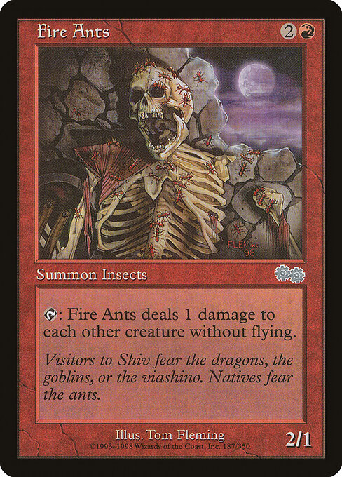 Fire Ants - Magic: The Gathering USG #187