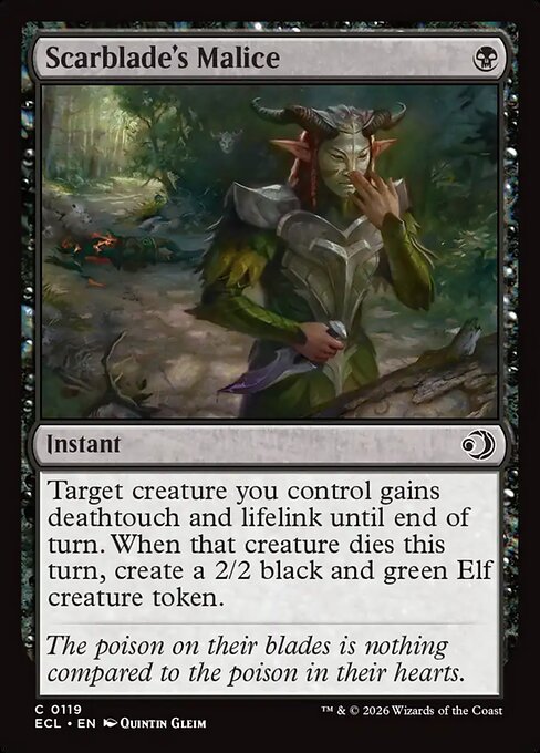 Scarblade's Malice - Magic: The Gathering ECL #119