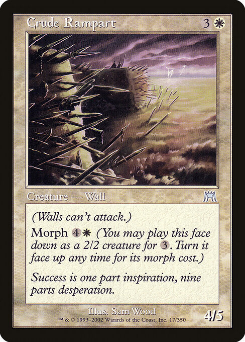Crude Rampart - Magic: The Gathering ONS #17