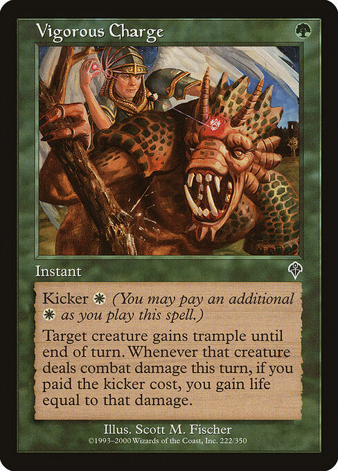 Vigorous Charge - Magic: The Gathering INV #222