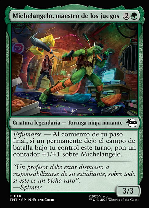 Michelangelo, Game Master · TMT #118 · ES