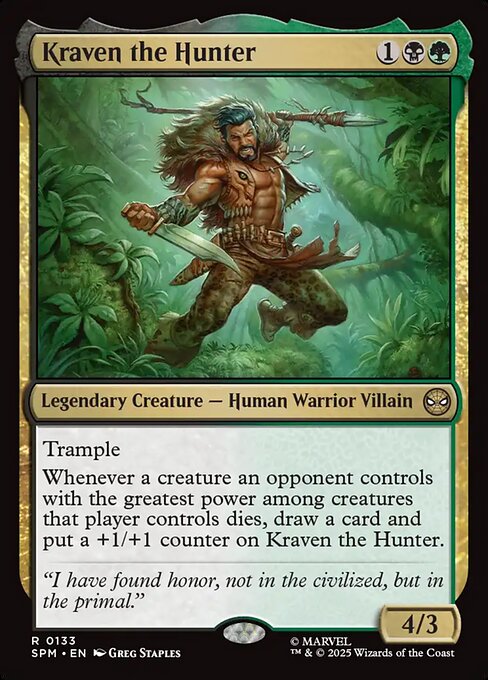 Kraven the Hunter - Magic: The Gathering SPM #133