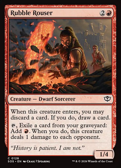 Rubble Rouser - Magic: The Gathering SOS #128