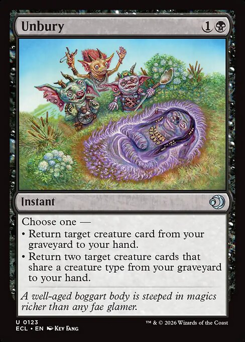 Unbury - Magic: The Gathering ECL #123
