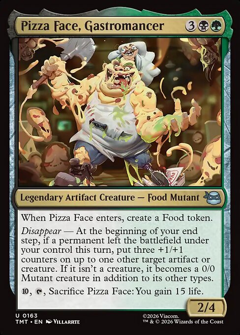 Pizza Face, Gastromancer - Magic: The Gathering TMT #163