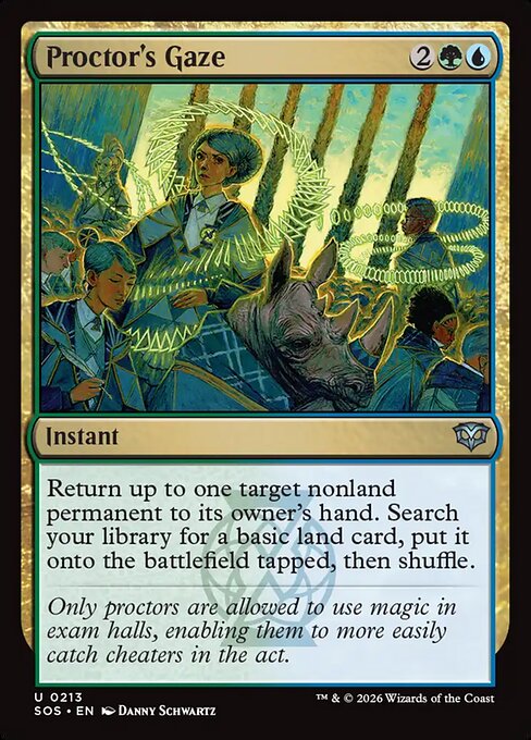 Proctor's Gaze - Magic: The Gathering SOS #213