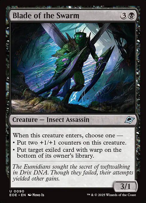 Blade of the Swarm - Magic: The Gathering EOE #90