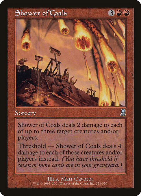 Shower of Coals - Magic: The Gathering ODY #221