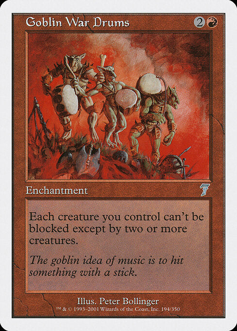 Goblin War Drums - Magic: The Gathering 7ED #194