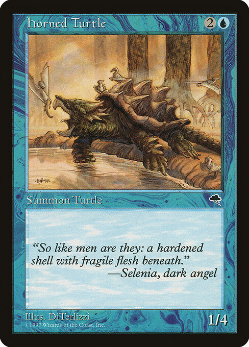 Horned Turtle - Magic: The Gathering TMP #67