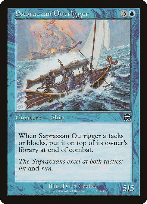 Saprazzan Outrigger Mercadian Masques MMQ