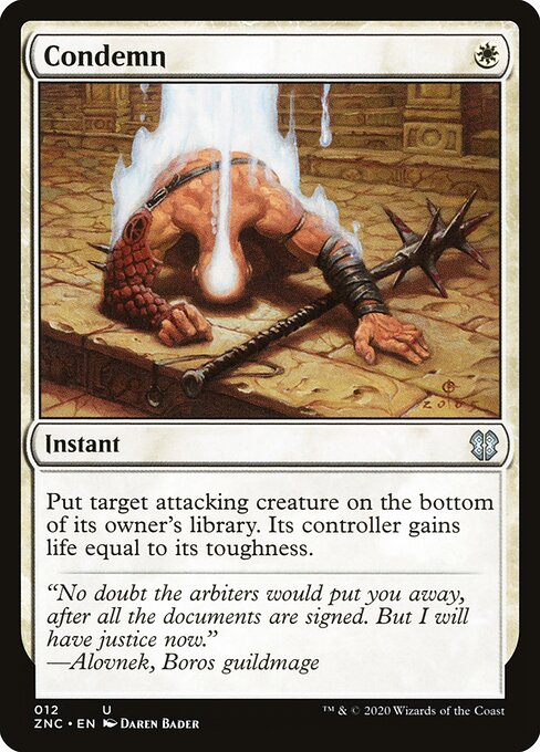 Condemn - Magic: The Gathering ZNC #12