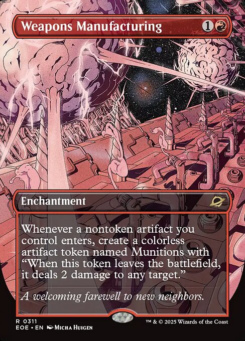 Weapons Manufacturing - Magic: The Gathering EOE #311