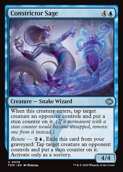 Constrictor Sage - Magic: The Gathering TDM #39