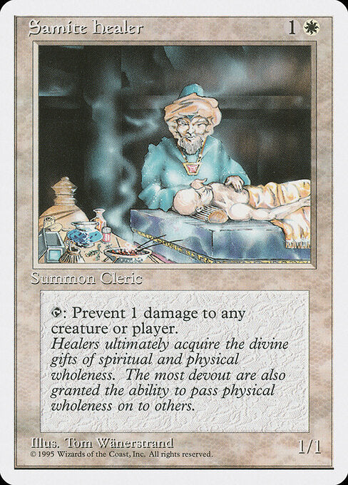 Samite Healer - Magic: The Gathering 4ED #47