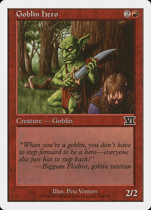 Goblin Hero - Magic: The Gathering 6ED #184