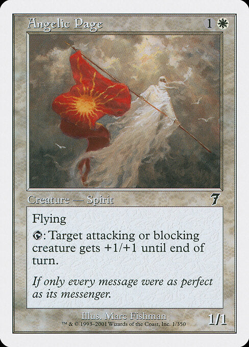 Angelic Page - Magic: The Gathering 7ED #1