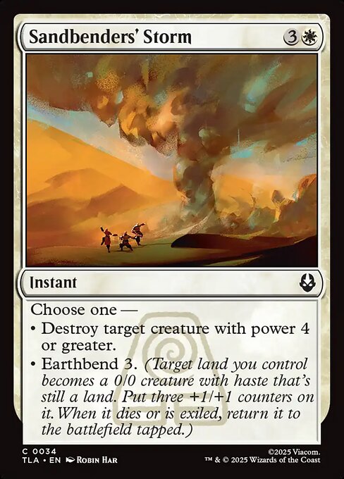 Sandbenders' Storm - Magic: The Gathering TLA #34
