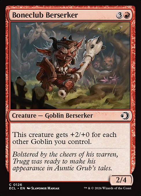 Boneclub Berserker - Magic: The Gathering ECL #126