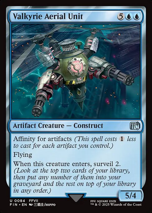 Valkyrie Aerial Unit - Magic: The Gathering FIN #84