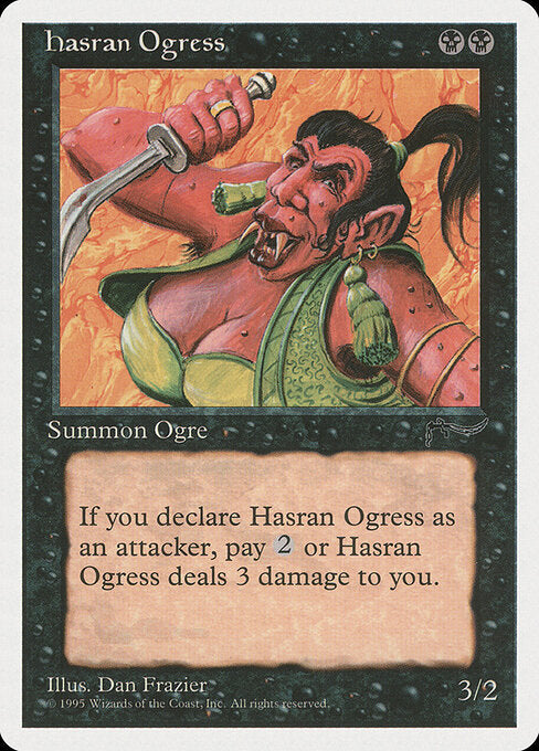 Hasran Ogress - Magic: The Gathering CHR #34