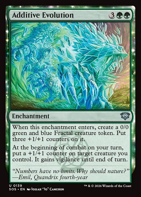 Additive Evolution - Magic: The Gathering SOS #139