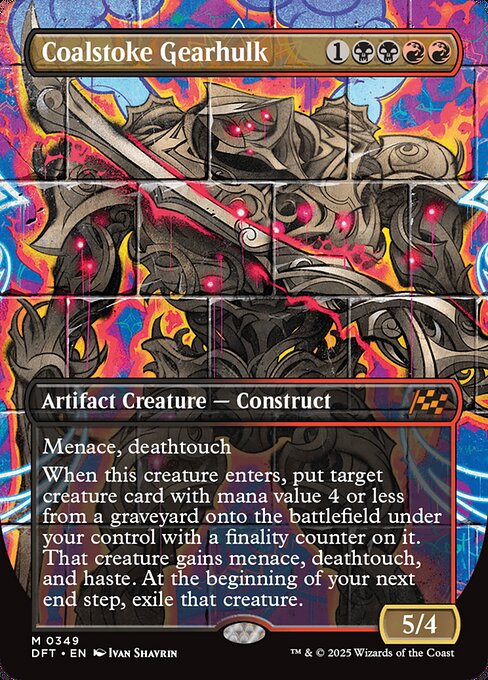Coalstoke Gearhulk - Magic: The Gathering DFT #349