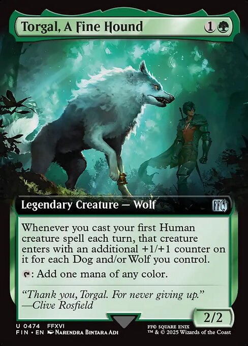 Torgal, A Fine Hound - Magic: The Gathering FIN #474