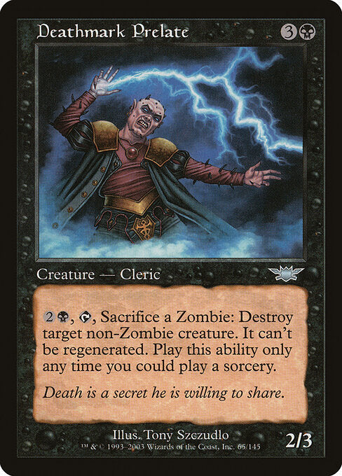 Deathmark Prelate - Magic: The Gathering LGN #65