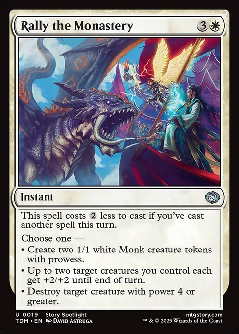 Rally the Monastery - Magic: The Gathering TDM #19