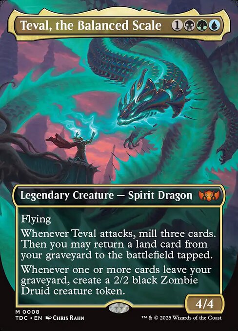 Teval, the Balanced Scale Tarkir: Dragonstorm Commander tdc