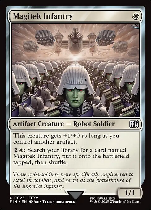 Magitek Infantry - Magic: The Gathering FIN #25
