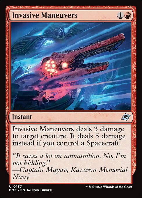 Invasive Maneuvers - Magic: The Gathering EOE #137