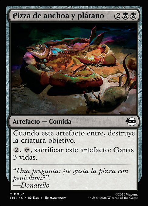 Anchovy & Banana Pizza · TMT #57 · ES