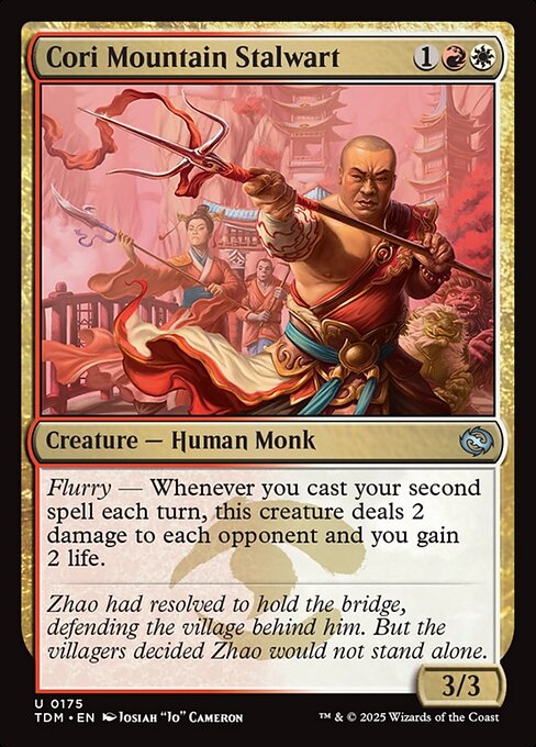 Cori Mountain Stalwart - Magic: The Gathering TDM #175