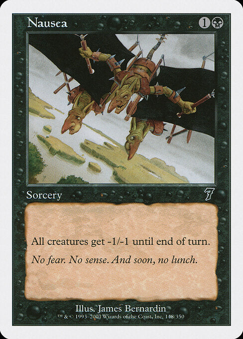 Nausea - Magic: The Gathering 7ED #148