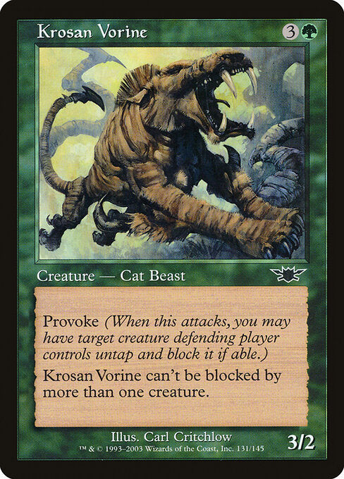 Krosan Vorine - Magic: The Gathering LGN #131