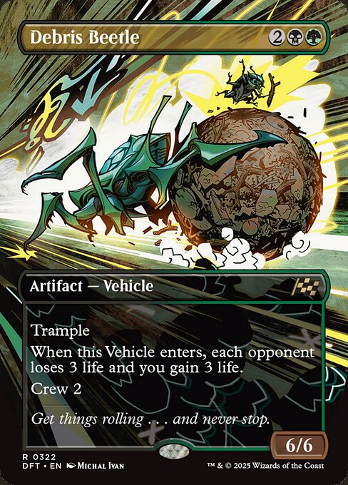 Debris Beetle - Magic: The Gathering DFT #322