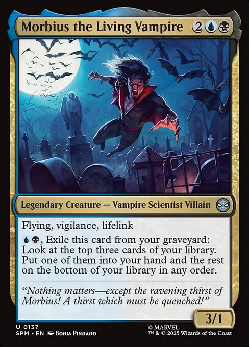 Morbius the Living Vampire - Magic: The Gathering SPM #137