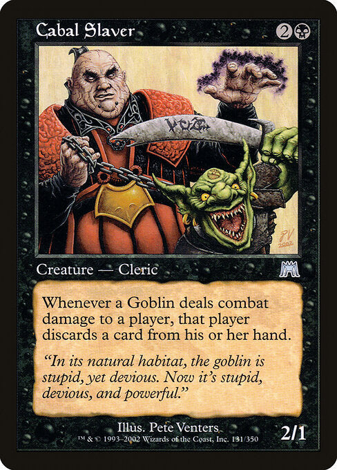 Cabal Slaver - Magic: The Gathering ONS #131