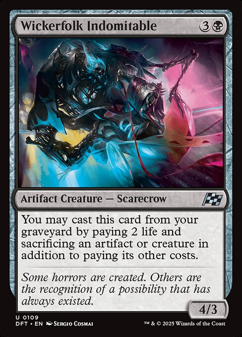 Wickerfolk Indomitable - Magic: The Gathering DFT #109
