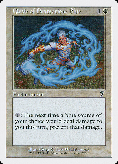Circle of Protection: Blue - Magic: The Gathering 7ED #7