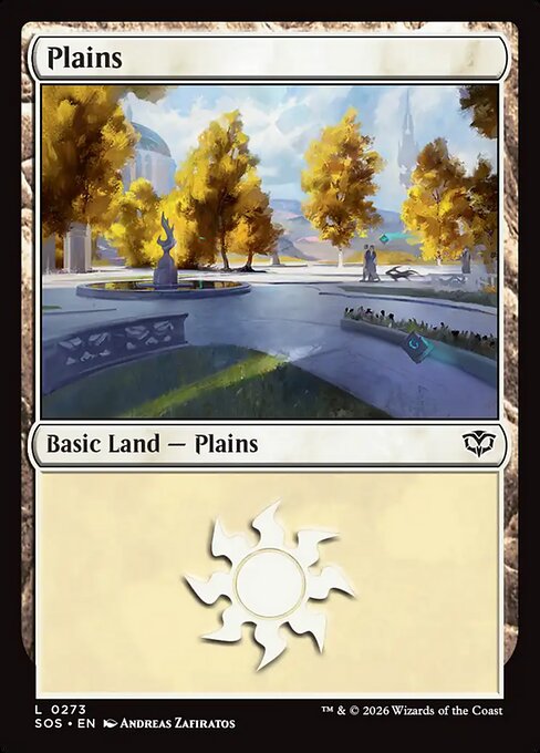 Plains - Magic: The Gathering SOS #273