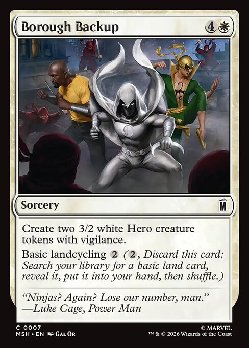 Borough Backup - Magic: The Gathering MSH #7