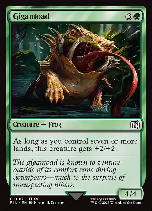 Gigantoad - Magic: The Gathering FIN #187