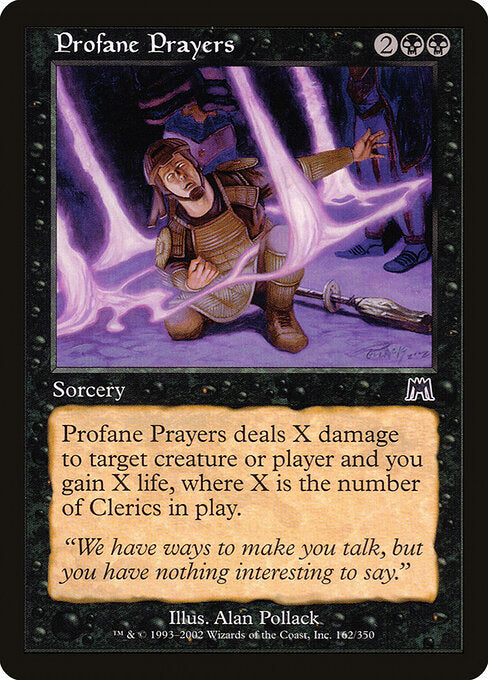 Profane Prayers - Magic: The Gathering ONS #162