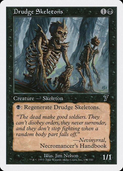 Drudge Skeletons - Magic: The Gathering 7ED #130