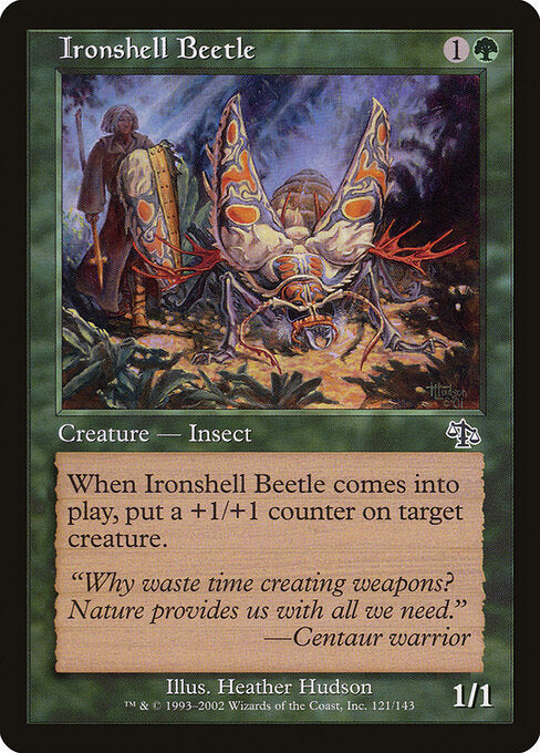 Ironshell Beetle - Magic: The Gathering JUD #121